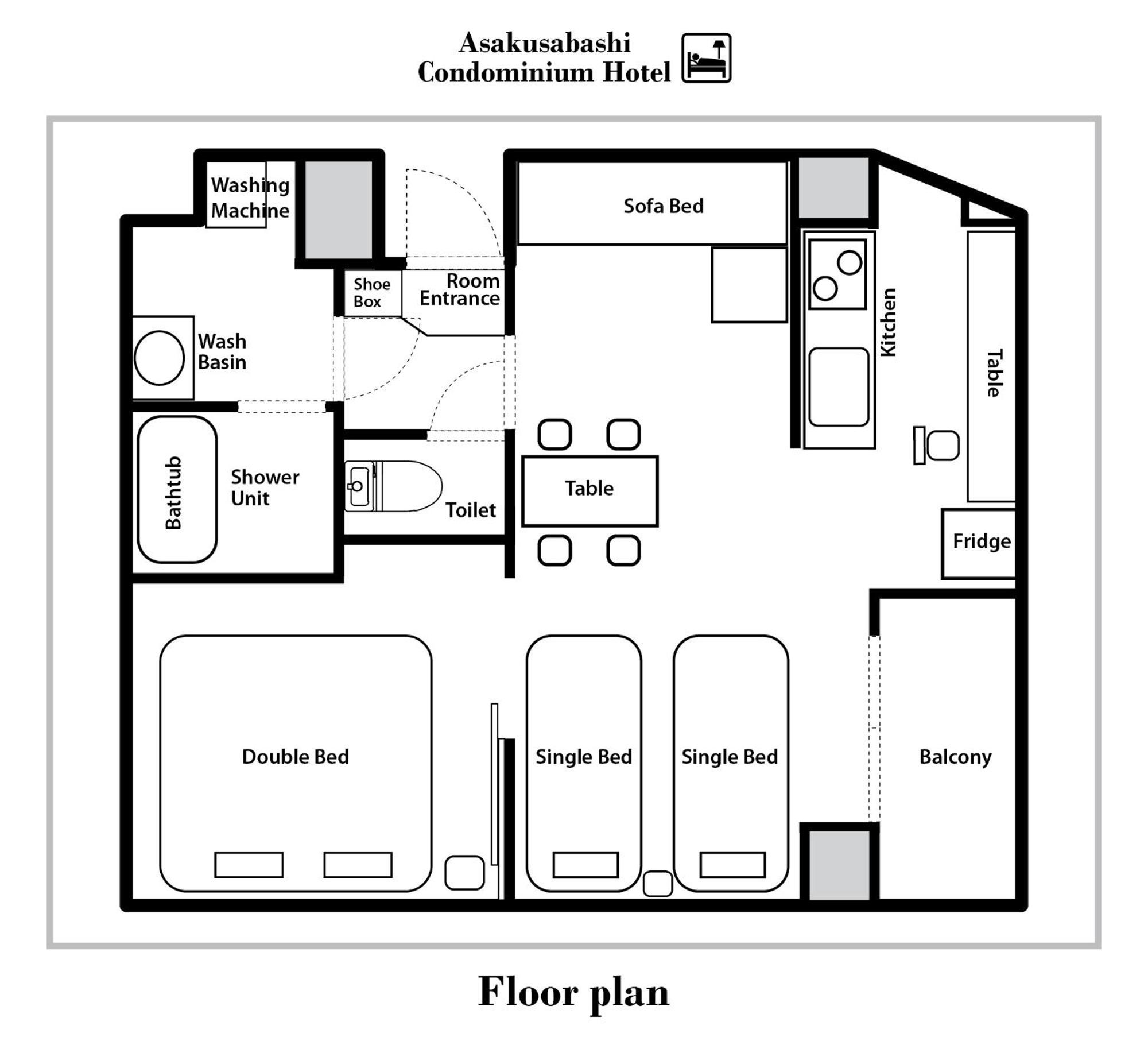 Asakusabashi Condominium Hotel 도쿄 외부 사진